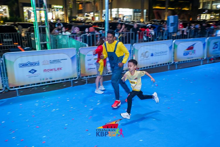 Race photo from CISANGKAN KBP CITY RUN 2025