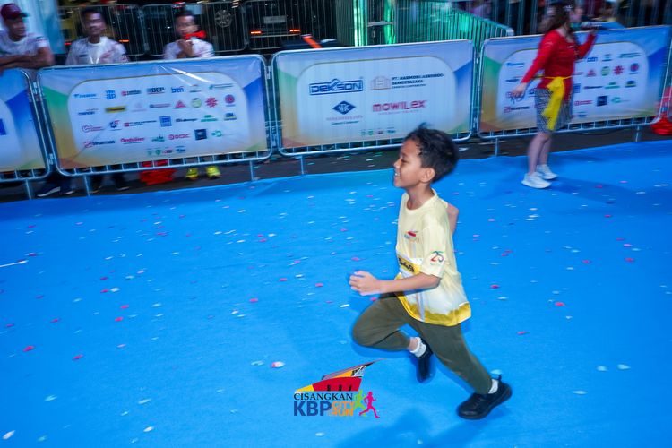 Race photo from CISANGKAN KBP CITY RUN 2025