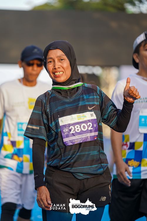 Race photo from Taman Budaya x BOGORUN 2025