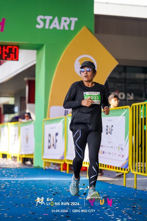 Race photo from BAF LIONS RUN 2024