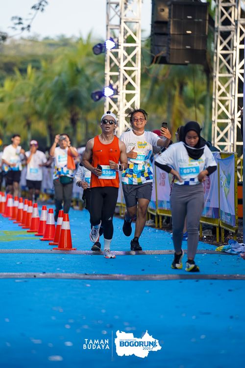 Race photo from Taman Budaya x BOGORUN 2025
