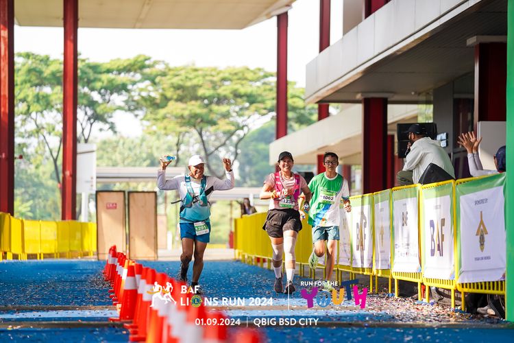 Race photo from BAF LIONS RUN 2024