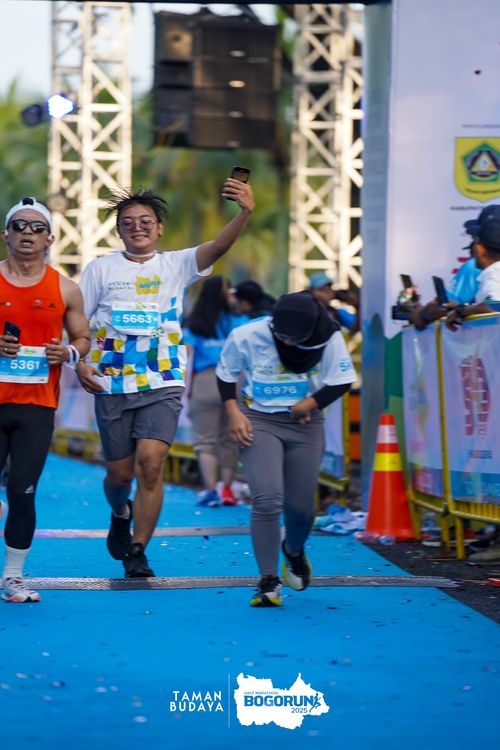 Race photo from Taman Budaya x BOGORUN 2025