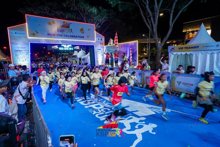 Race photo from CISANGKAN KBP CITY RUN 2025