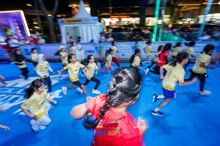 Race photo from CISANGKAN KBP CITY RUN 2025