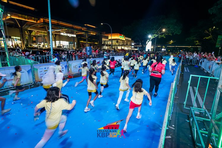 Race photo from CISANGKAN KBP CITY RUN 2025