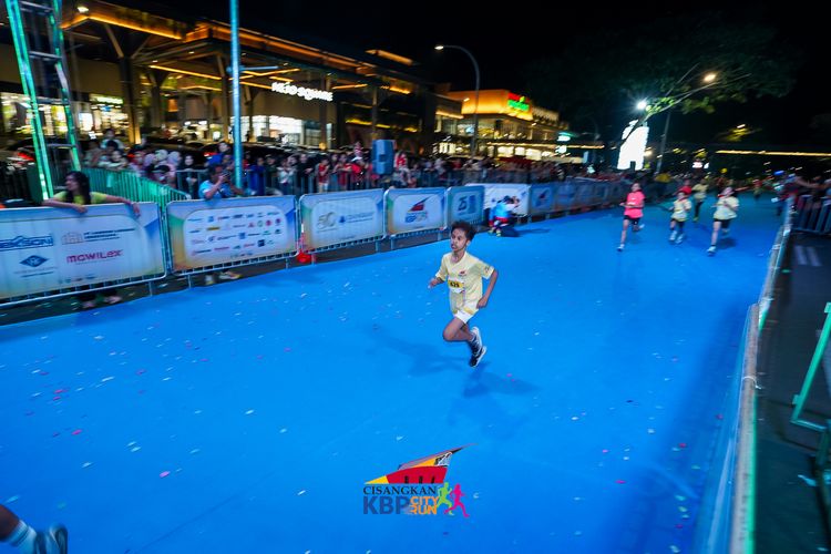 Race photo from CISANGKAN KBP CITY RUN 2025