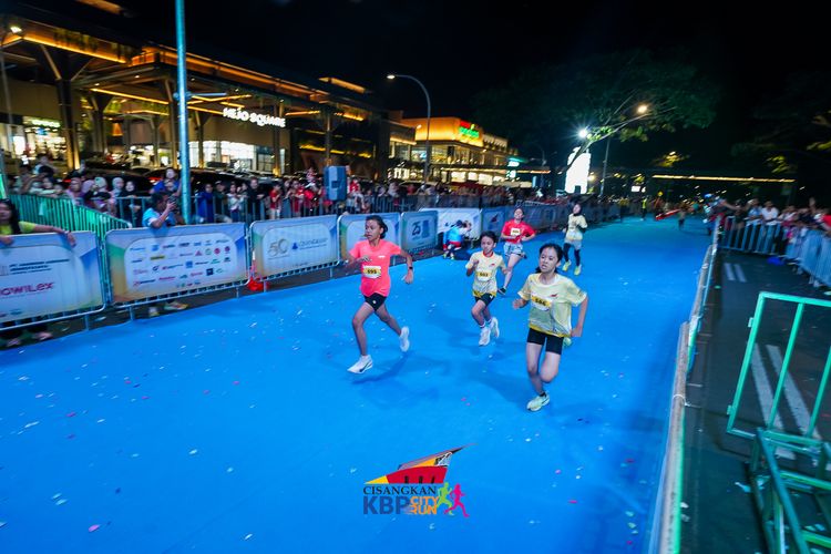 Race photo from CISANGKAN KBP CITY RUN 2025
