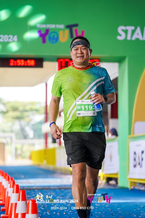 Race photo from BAF LIONS RUN 2024