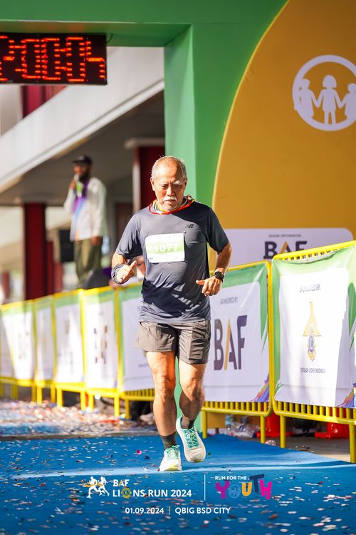 Race photo from BAF LIONS RUN 2024