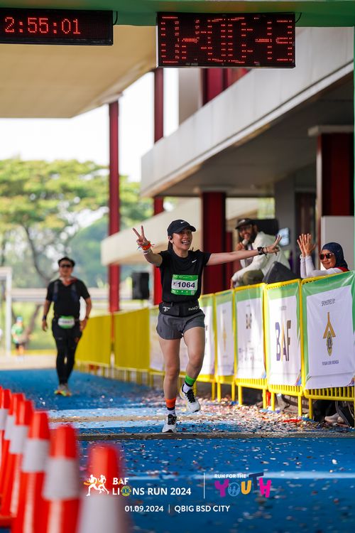 Race photo from BAF LIONS RUN 2024