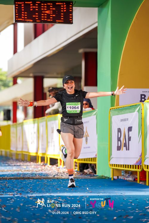 Race photo from BAF LIONS RUN 2024