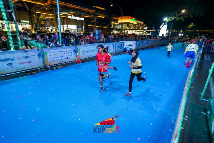 Race photo from CISANGKAN KBP CITY RUN 2025