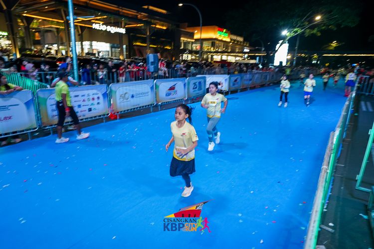 Race photo from CISANGKAN KBP CITY RUN 2025