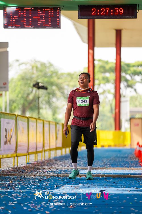 Race photo from BAF LIONS RUN 2024