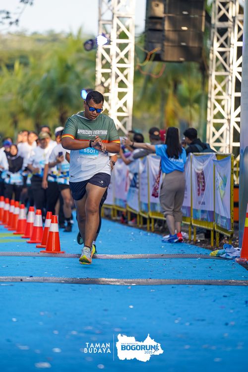 Race photo from Taman Budaya x BOGORUN 2025