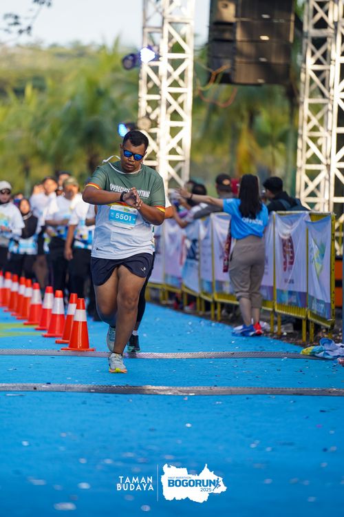 Race photo from Taman Budaya x BOGORUN 2025