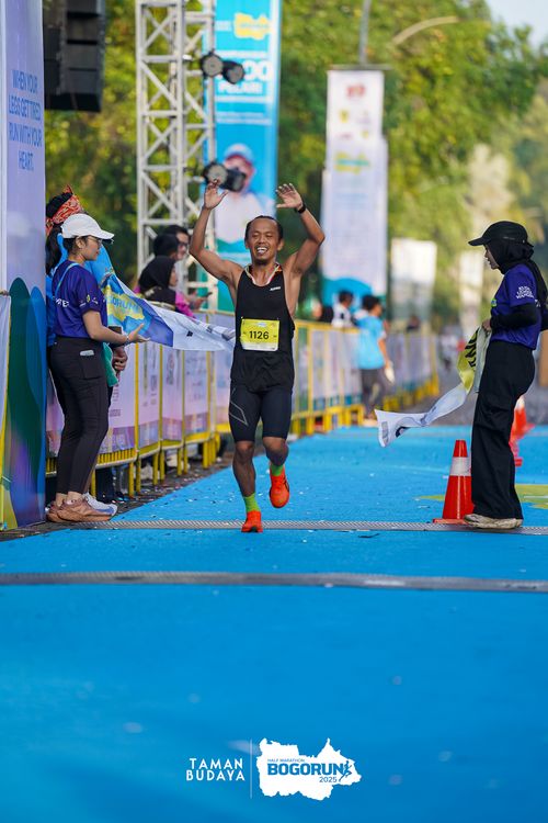 Race photo from Taman Budaya x BOGORUN 2025
