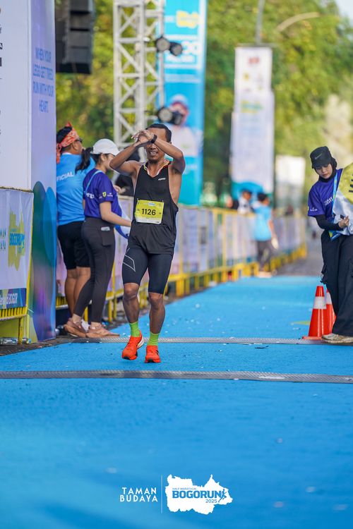 Race photo from Taman Budaya x BOGORUN 2025
