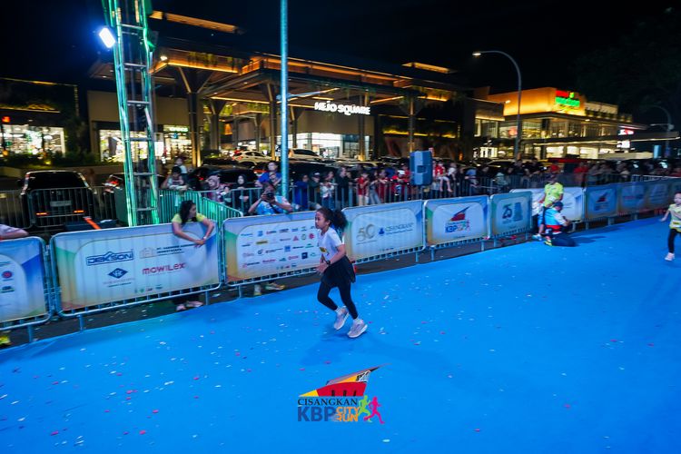 Race photo from CISANGKAN KBP CITY RUN 2025