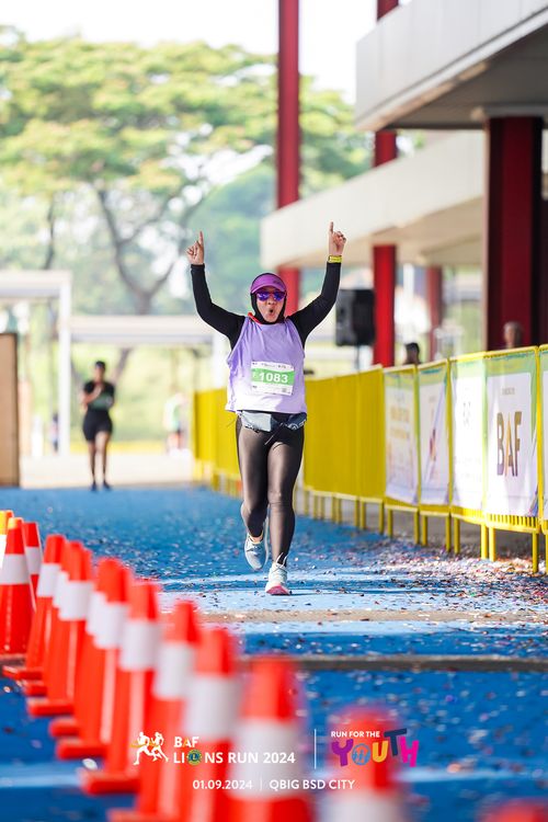 Race photo from BAF LIONS RUN 2024
