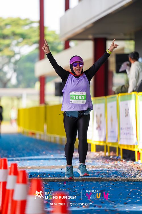 Race photo from BAF LIONS RUN 2024