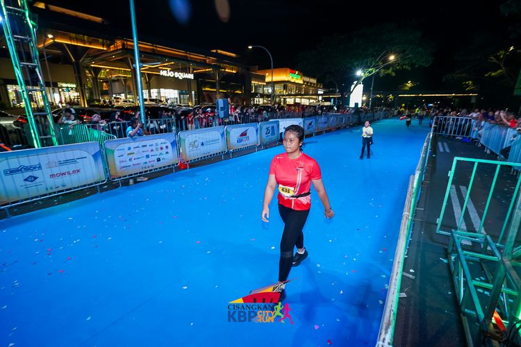 Race photo from CISANGKAN KBP CITY RUN 2025