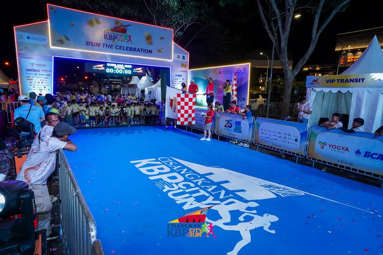 Race photo from CISANGKAN KBP CITY RUN 2025
