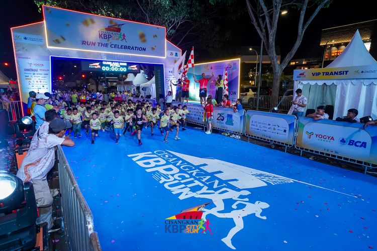 Race photo from CISANGKAN KBP CITY RUN 2025