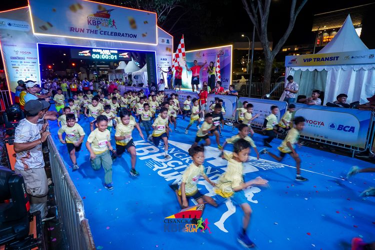 Race photo from CISANGKAN KBP CITY RUN 2025