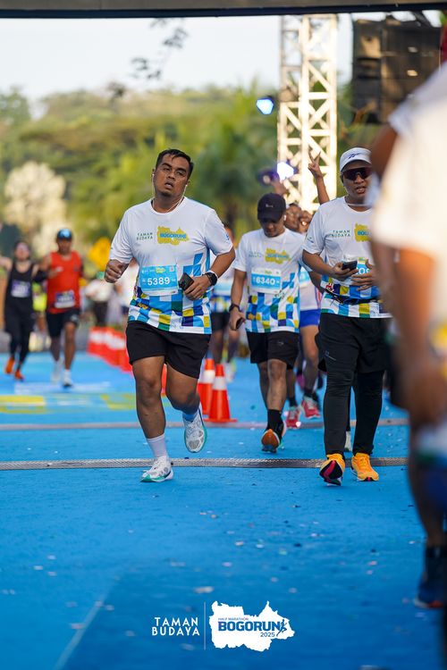 Race photo from Taman Budaya x BOGORUN 2025