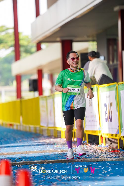 Race photo from BAF LIONS RUN 2024