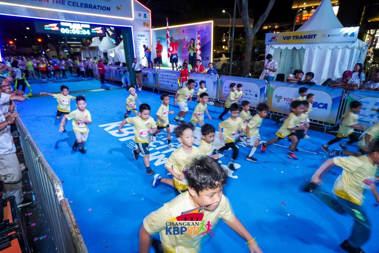 Race photo from CISANGKAN KBP CITY RUN 2025