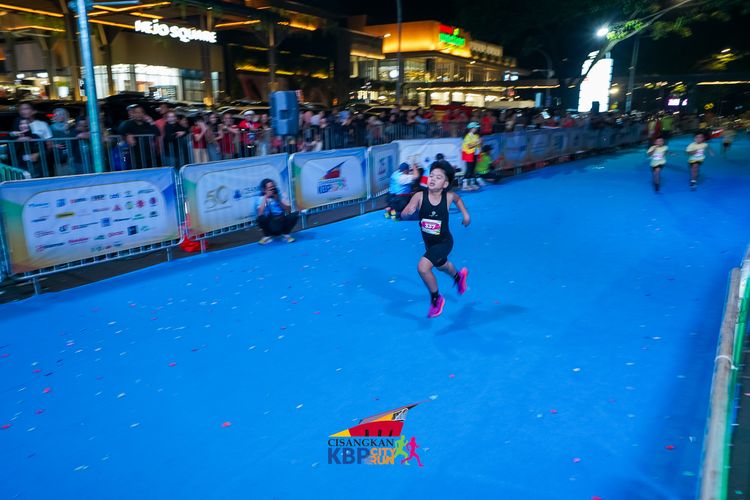 Race photo from CISANGKAN KBP CITY RUN 2025