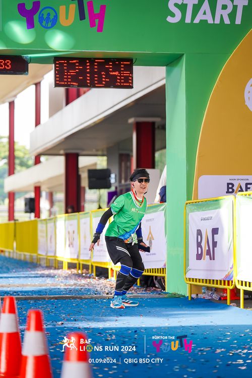 Race photo from BAF LIONS RUN 2024