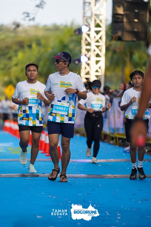 Race photo from Taman Budaya x BOGORUN 2025