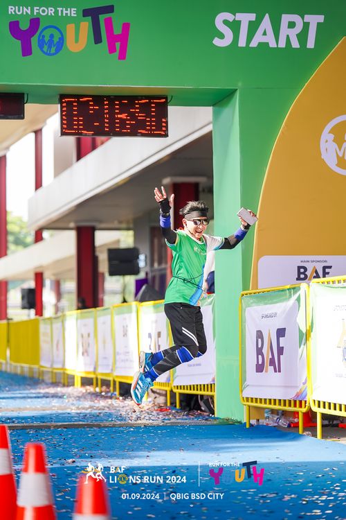 Race photo from BAF LIONS RUN 2024