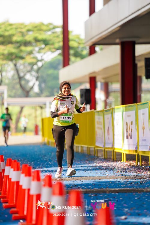 Race photo from BAF LIONS RUN 2024