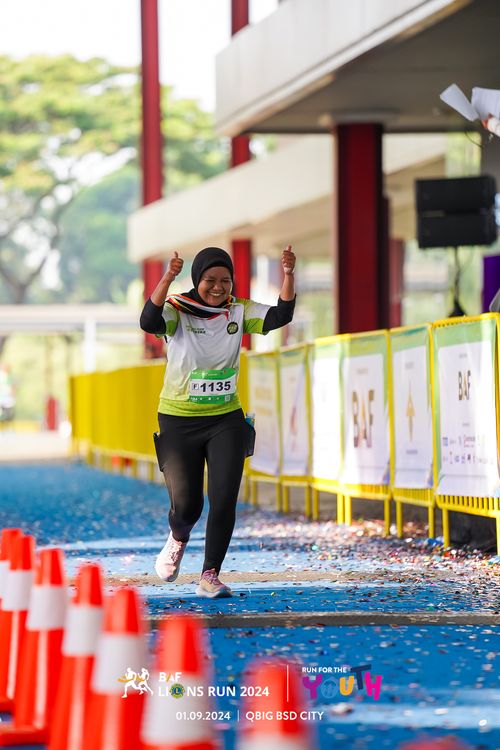 Race photo from BAF LIONS RUN 2024