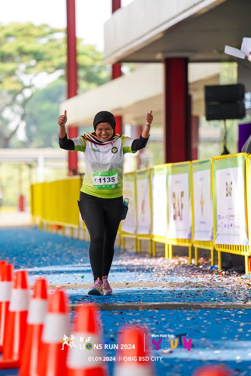 Race photo from BAF LIONS RUN 2024