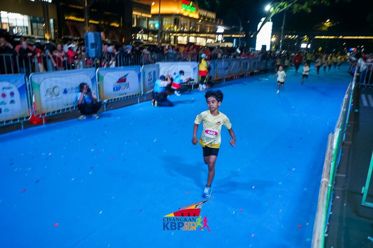 Race photo from CISANGKAN KBP CITY RUN 2025