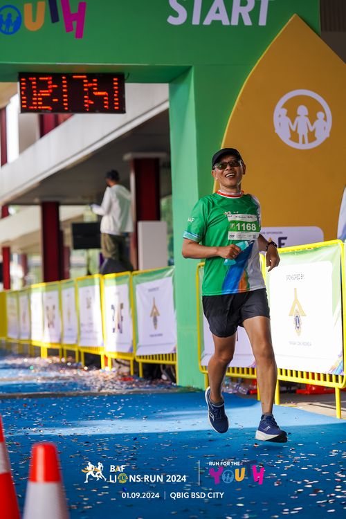 Race photo from BAF LIONS RUN 2024