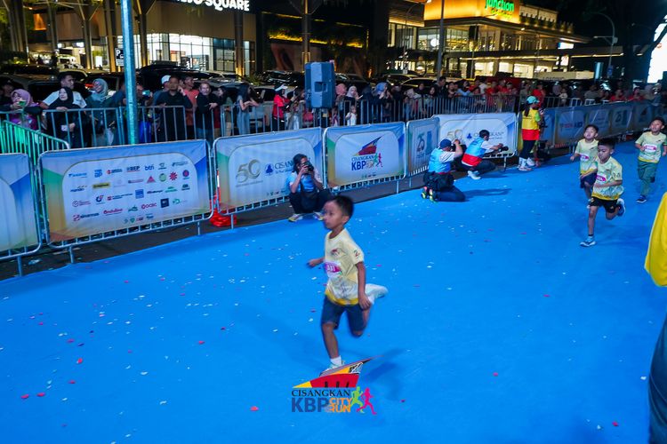 Race photo from CISANGKAN KBP CITY RUN 2025