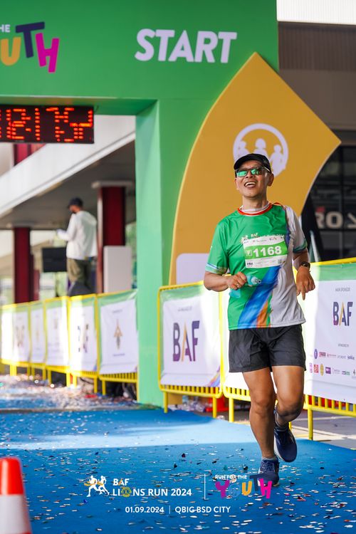 Race photo from BAF LIONS RUN 2024
