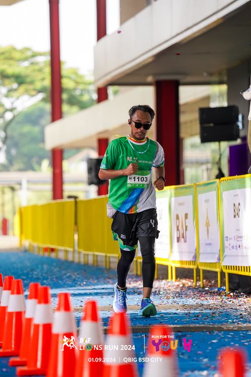 Race photo from BAF LIONS RUN 2024