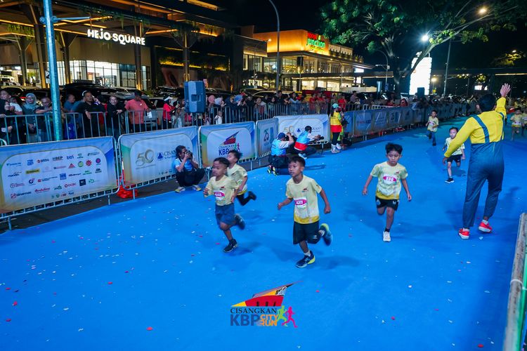 Race photo from CISANGKAN KBP CITY RUN 2025