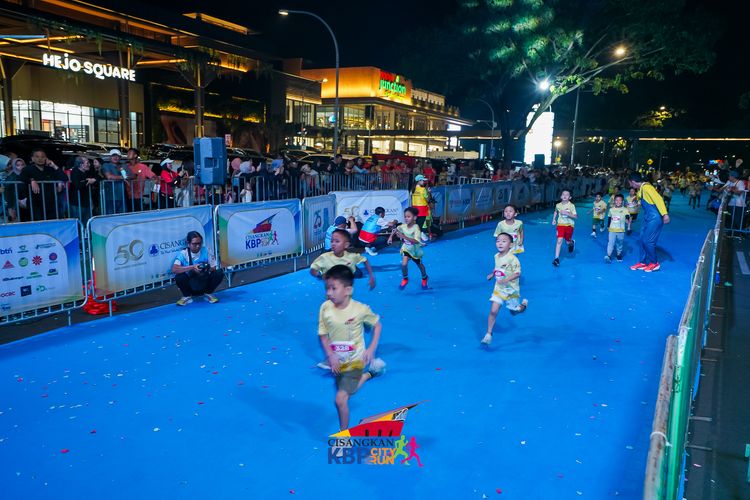Race photo from CISANGKAN KBP CITY RUN 2025