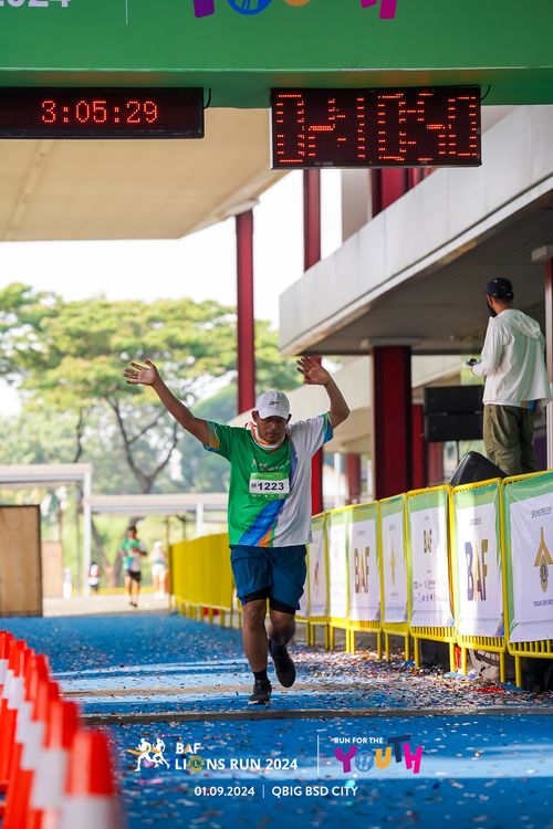 Race photo from BAF LIONS RUN 2024