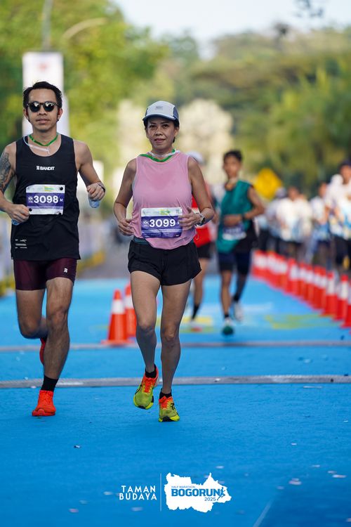 Race photo from Taman Budaya x BOGORUN 2025