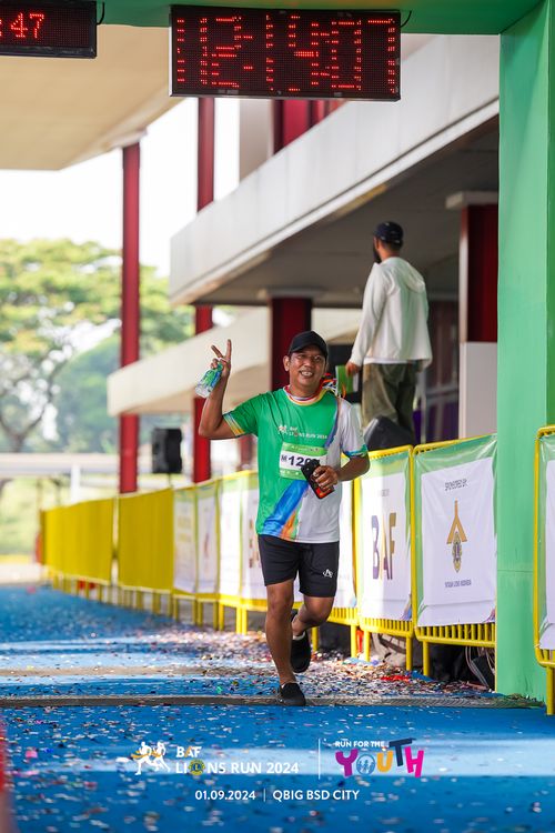 Race photo from BAF LIONS RUN 2024